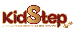 Kidstep Logo. An exclusive selection of childrens footwear.