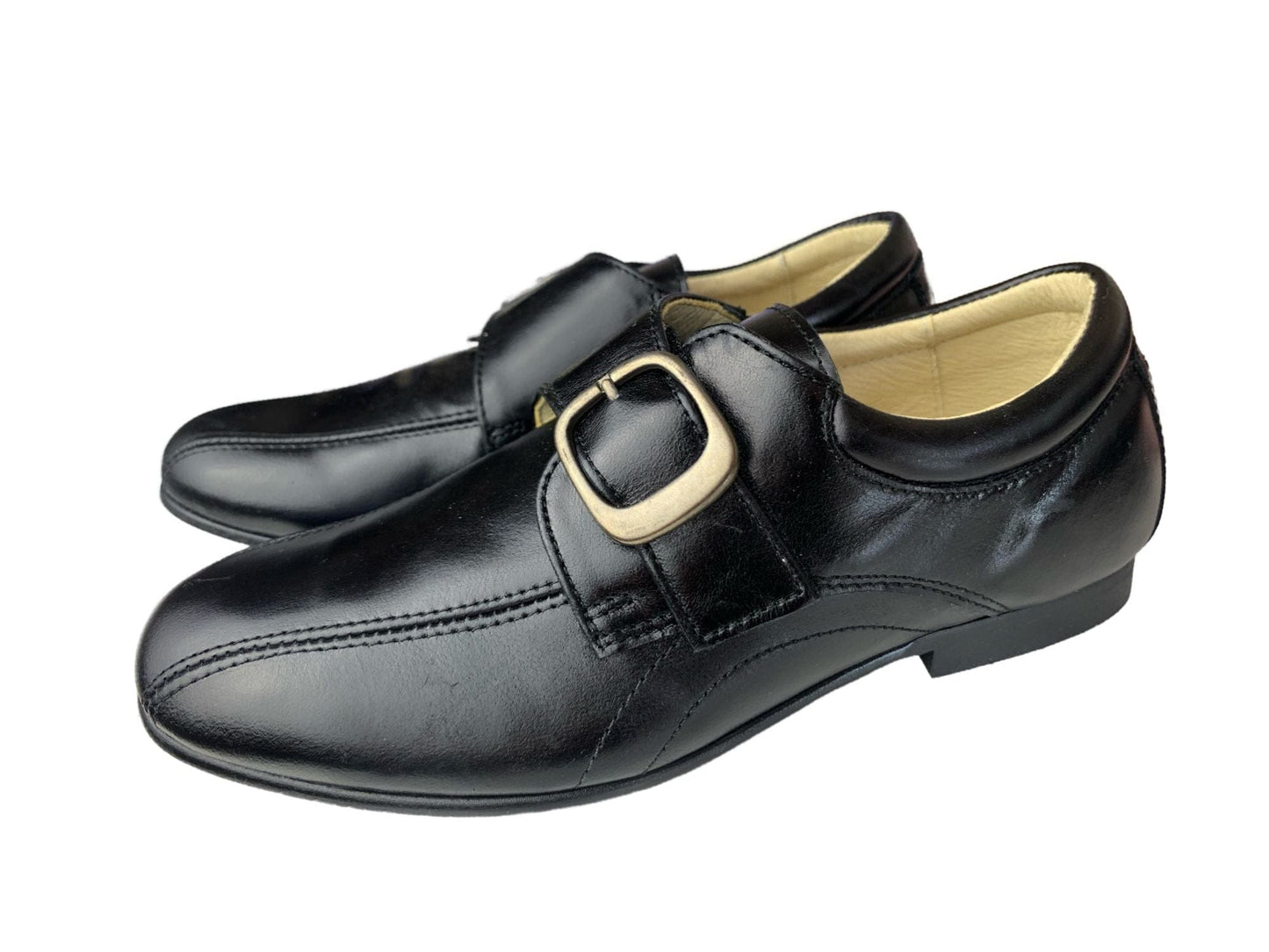 Boys Smart Tritt Classic Black Dress Shoe 3180