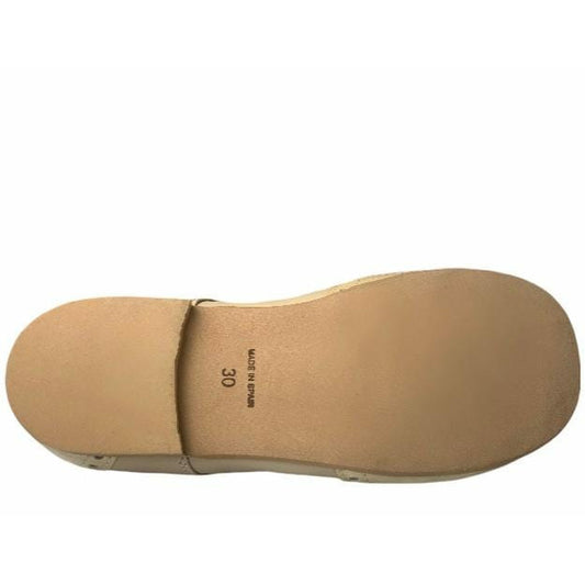 Clarys Beige Patent Lace Up Shoe