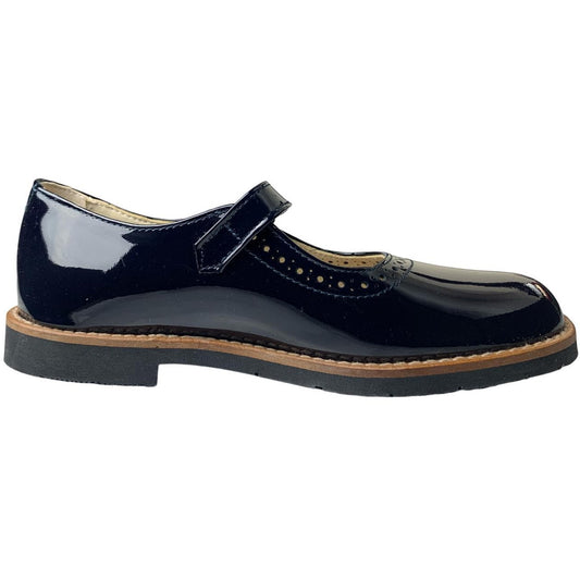 Tritt 11753 Navy Single Strap Buckle Closure Mary Jane Shoe
