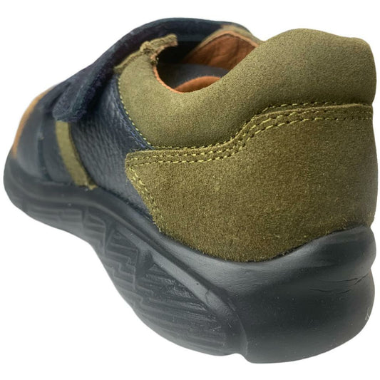 Dogi 4531 Navy Mustard Boys Sneaker Shoe