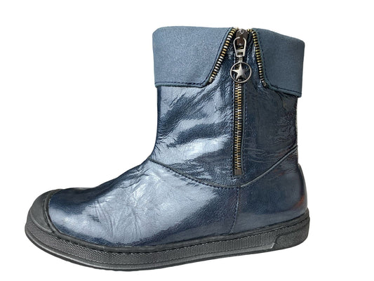 Little Mary Navy Blue Bootie