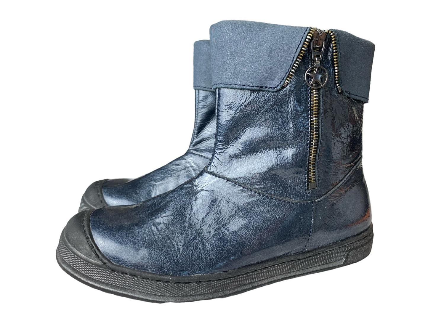 Little Mary Navy Blue Bootie