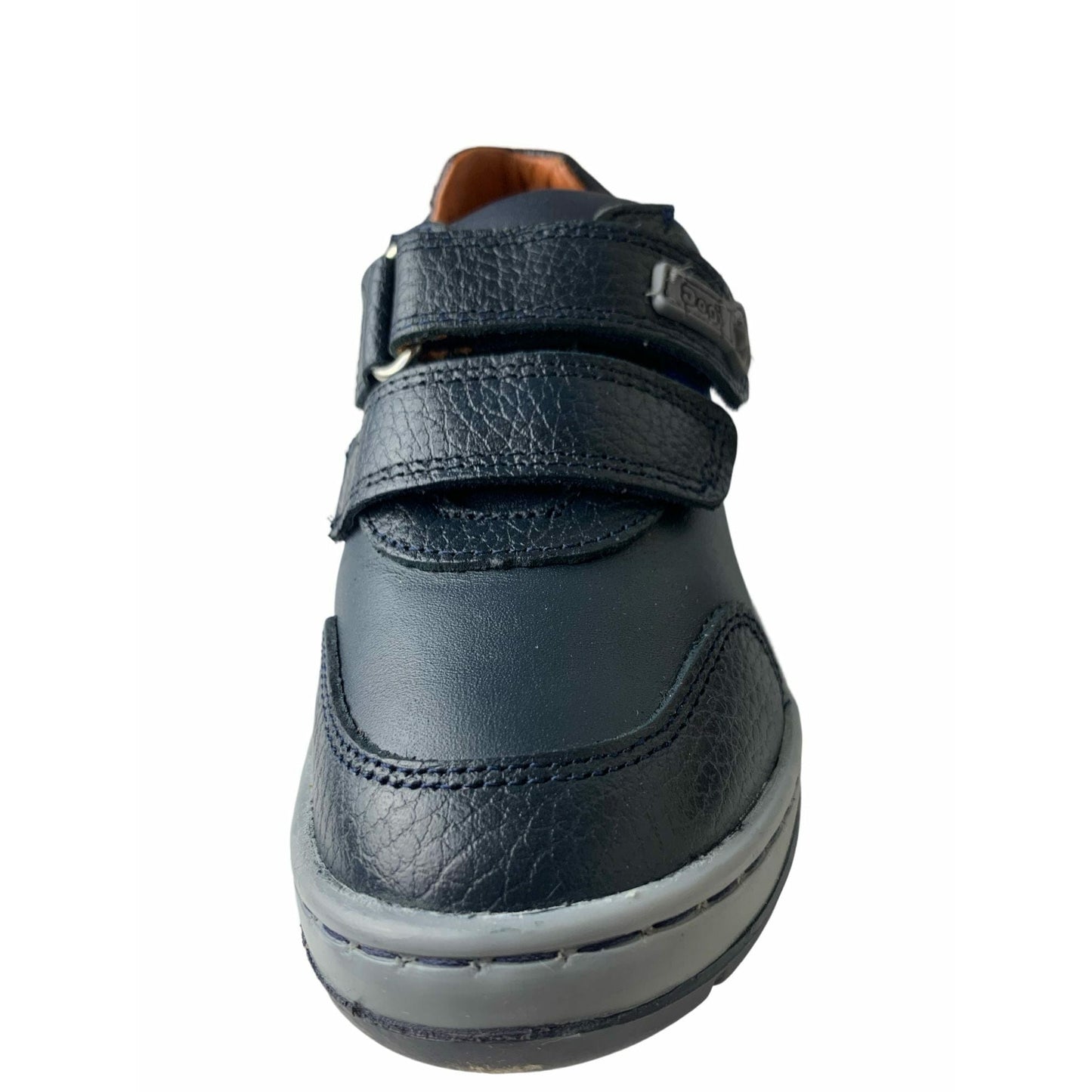 Dogi 5057 Navy Grey Double Strap Boys Sneaker Shoe