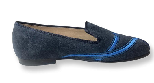 Pas CI3400 Blue Rope Loafer Girls