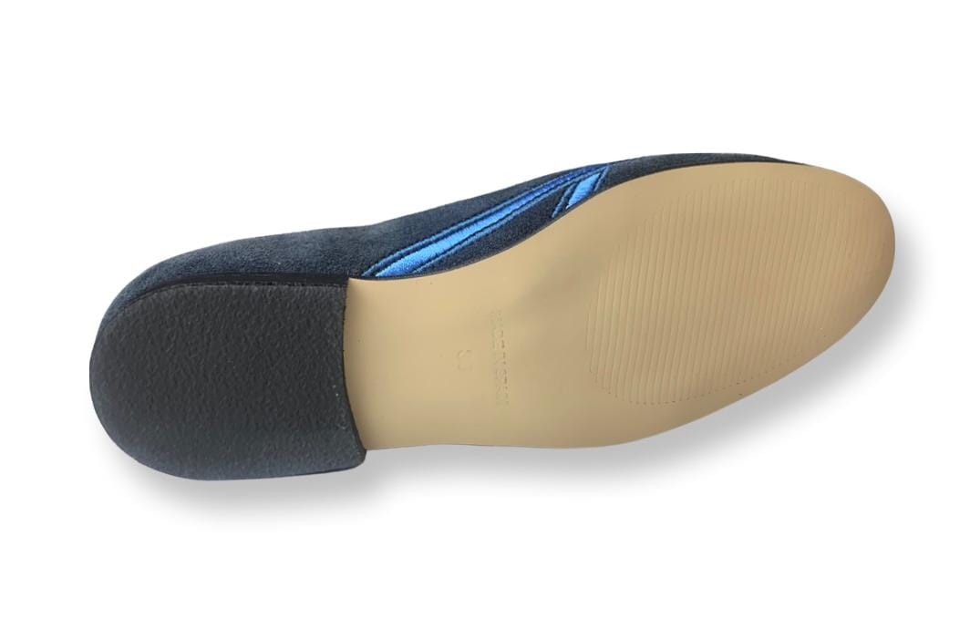 Pas CI3400 Blue Rope Loafer Girls