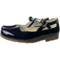 Tritt 11828 Navy Patent Mary Jane Single Strap Buckle Closure Shoe