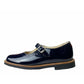 Tritt 11753 Navy Single Strap Buckle Closure Mary Jane Shoe