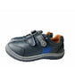 Dogi 5057 Navy Grey Double Strap Boys Sneaker Shoe