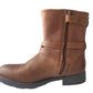 Geox Cognac Brown Ankle Boot